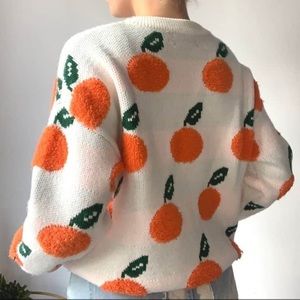 RedBerry Fruit Oranges Sweater